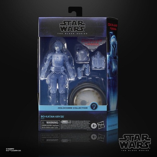 Holocomm Collection Star Wars Bo Katan Kryze Action Figure Hasbro Black Series - Foto 3 di 11