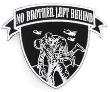 No brother left behind /Motorcycle Patches/Motorcycle/sew on or iron on patch/