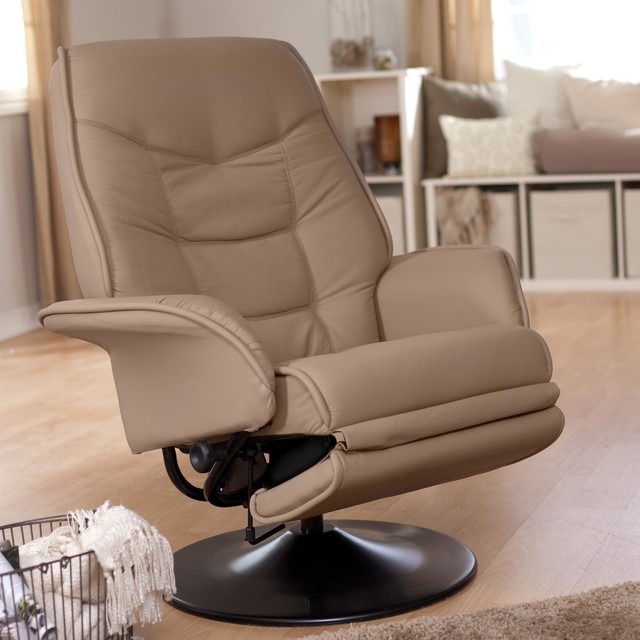 Coaster Furniture (7502) Berri Swivel Recliner - Bone Finish for sale