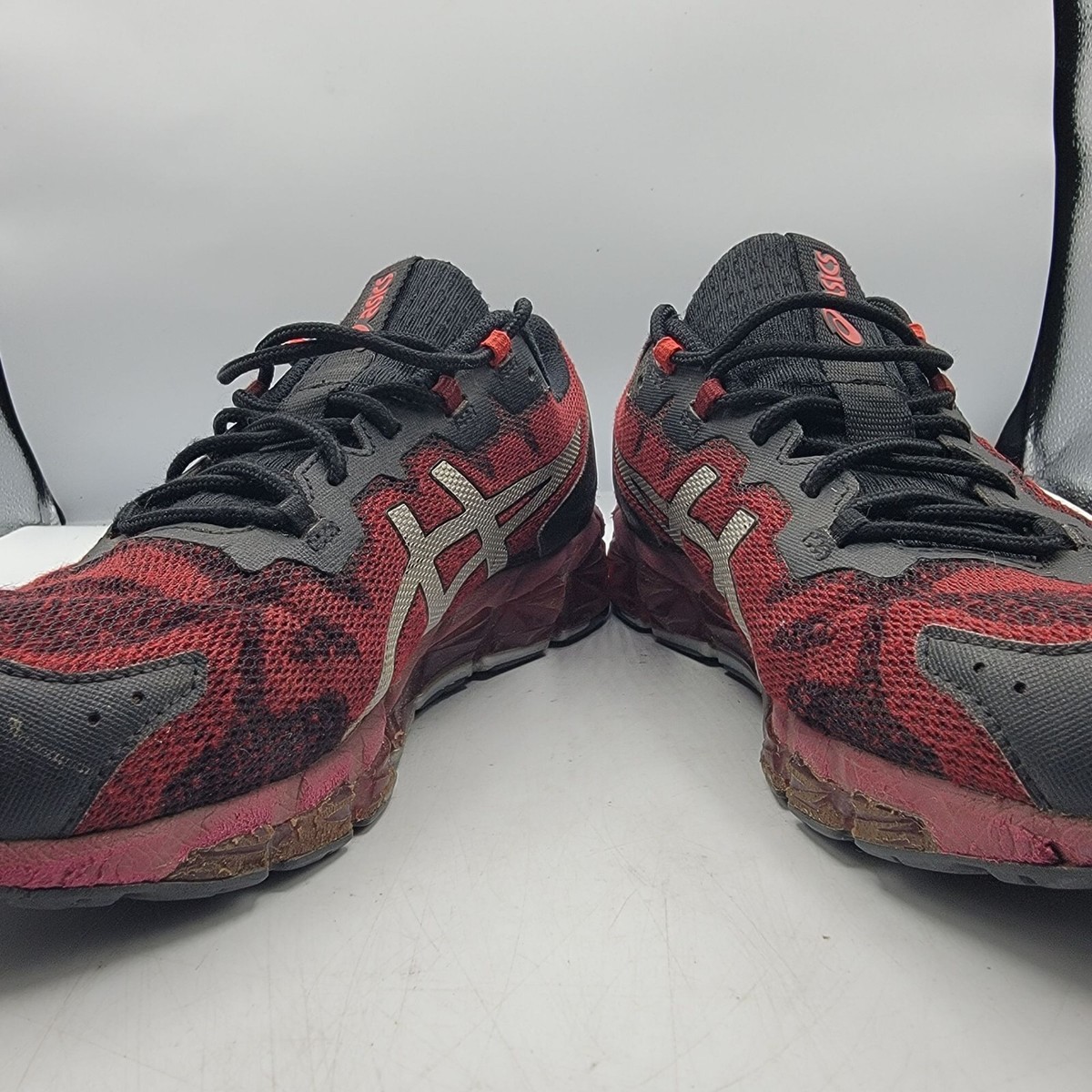 Asics Gel-Quantum 360 6 Mens 10 Beet Juice Pure Silver Red Asics Gel-Quantum 360 6 Mens 10 Beet Juice Pure Silver Red