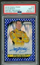 2016 Panini Prizm Racing Nascar Kyle Busch #9/35 Psa 9 /10 Autograph 🏁🏁🏁3882