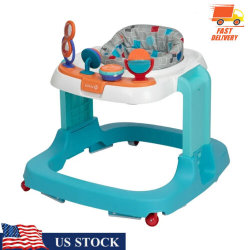 Developmental Walker Toddler Height Adjustment 12 Songs 3 Toys Activity Compact