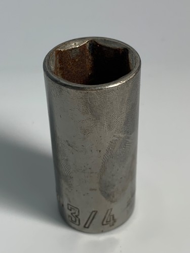 Craftsman 3/4" 6 Point 3/8" Drive Deep Socket 81-871 GM - Picture 2 of 4