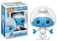 Funko Pop! Astro Smurf #272 SHELF WEAR Animation The Smurfs  Vaulted New