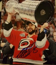 Matt Cullen Autographed Signed Carolina Hurricanes 8x10 Photo COA