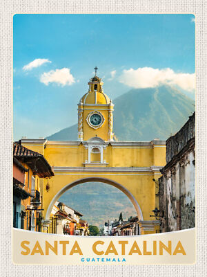 Blechschild 30x40 Santa Catalina Insel Karlifornien Trip  Wand Deko Cafe Sammler