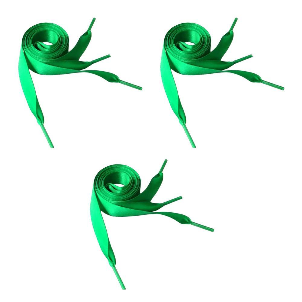 APL Set di 3 Lacci Rotondi per Scarpe da Ginnastica Nastro a Fiocco Fasce Piatte per Scarpe