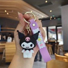 Kuromi Winking Witch KeyChain Exquisite Keyring Bag Charm Holder Backpack