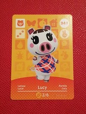 LUCY ANIMAL CROSSING AMIIBO SERIES 4 CARD #349 TRACKED AU POST geniuine