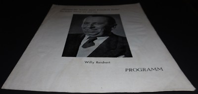 programm heft willy reichert humor ist wenn hazy osterwald sextett alt 1960 er