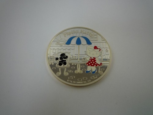 2005 France 1.5 Euro Hello Kitty silver Proof coin with bag - Picture 5 of 8