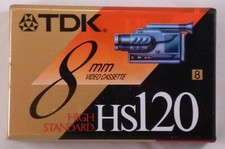 TDK 120MP 8mm 120 Minute Premium Camcorder Blank Video Tape NEW