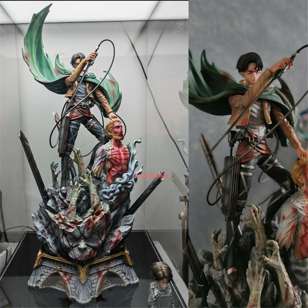 LC Studios Attack on Titan Levi·Ackerman Resin Statue 2.0 In Stock Zeke