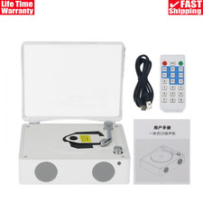 Rechargeable CD Player Bluetooth Record Player with Speakers Hifi Sound Quality