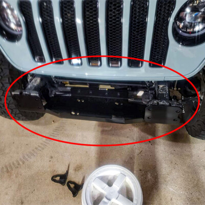 Winch Mounting Plate For Jeep Gladiator JT 2020+ w/ factory Rubicon Steel Bumper