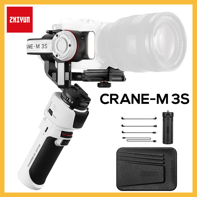 ZHIYUN Crane M3S 3-Axis Gimbal Stabilizer for Canon Nikon Sony Mirrorless Camera - Image 2 of 4