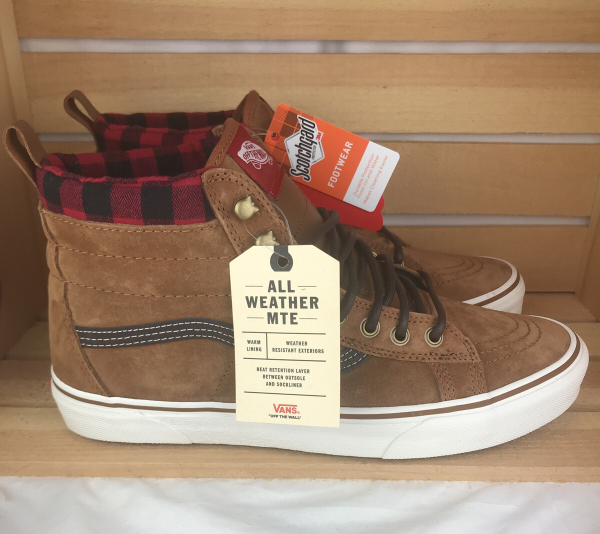 vans sk8 hi glazed ginger