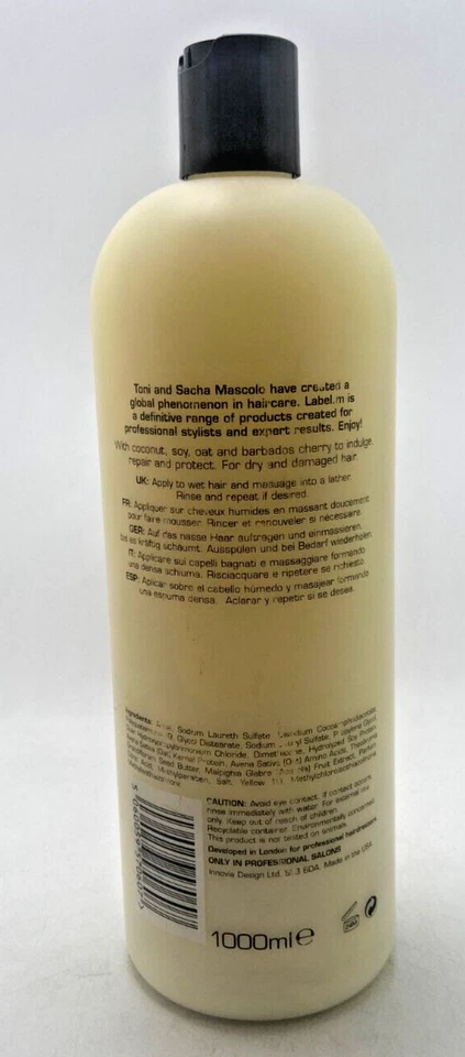 label.m Cleanse + Repair Shampoo 33.8 fl oz / 1000 ml - Image 2 of 2