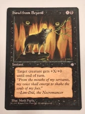 Howl from Beyond - Ice Age - Magic the Gathering MTG Nice!