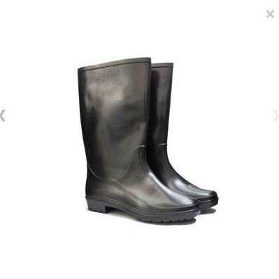 hillson no risk steel toe black gumboot