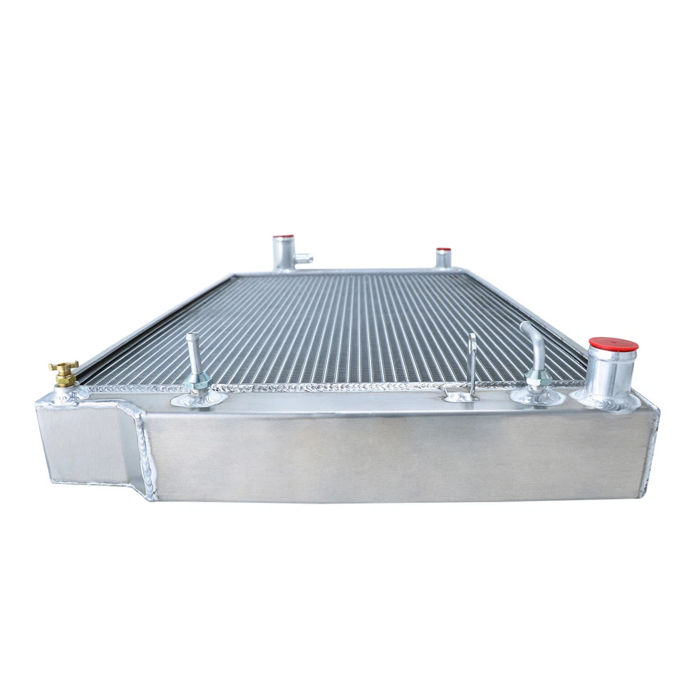 4-Core Aluminium Radiator For 1976-96 Jaguar XJS V12 XJ12 5.3L 6.0L V12 AT/MT US Foto 4 de 4