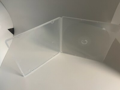 200 NEW 5MM SLIM POLY CD/DVD CASES, NO SLEEVE, CLEAR, PP-S5.2-C-NS , FREE SHIP