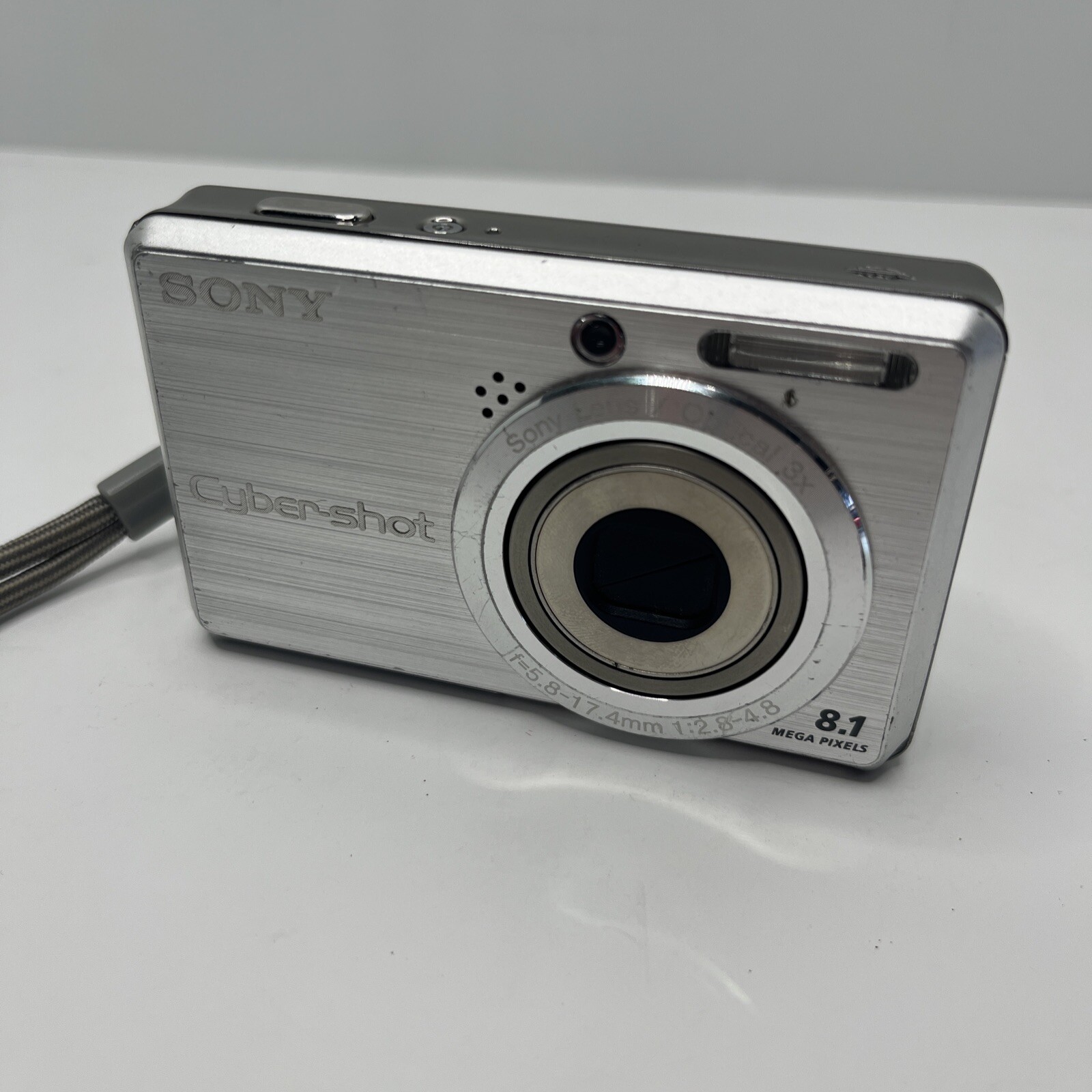 Sony CyberShot DSCS780 8.1MP Silver Digital Camera 512MB UNTESTED NO