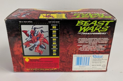 1996 Kenner Hasbro Transformers Beast Wars Evil Predacon Inferno Action Figure - Picture 5 of 6