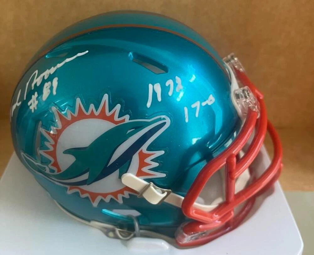 1972 dolphins hotsell signed helmet