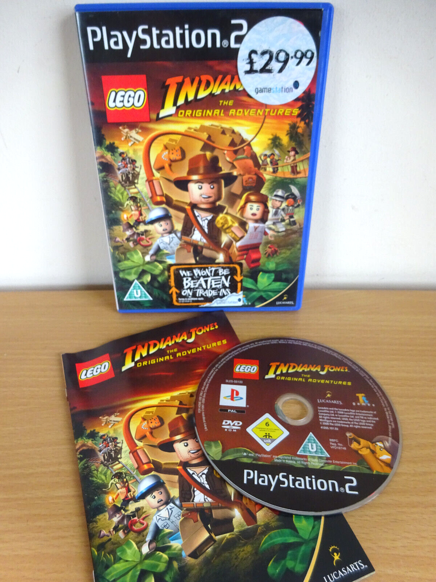 Lego Indiana Jones Original Adventures PS2 Playstation Game