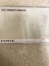 2021 Kia Forte Owners Manual With Warranty Bo...