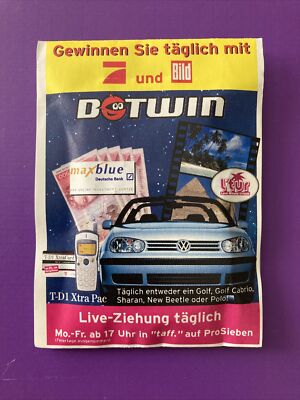 1 x DOTWIN, Bild, Pro7, T-D1, Shell, MC Donald s. Rarität. Kult, Selten 2001 Rat