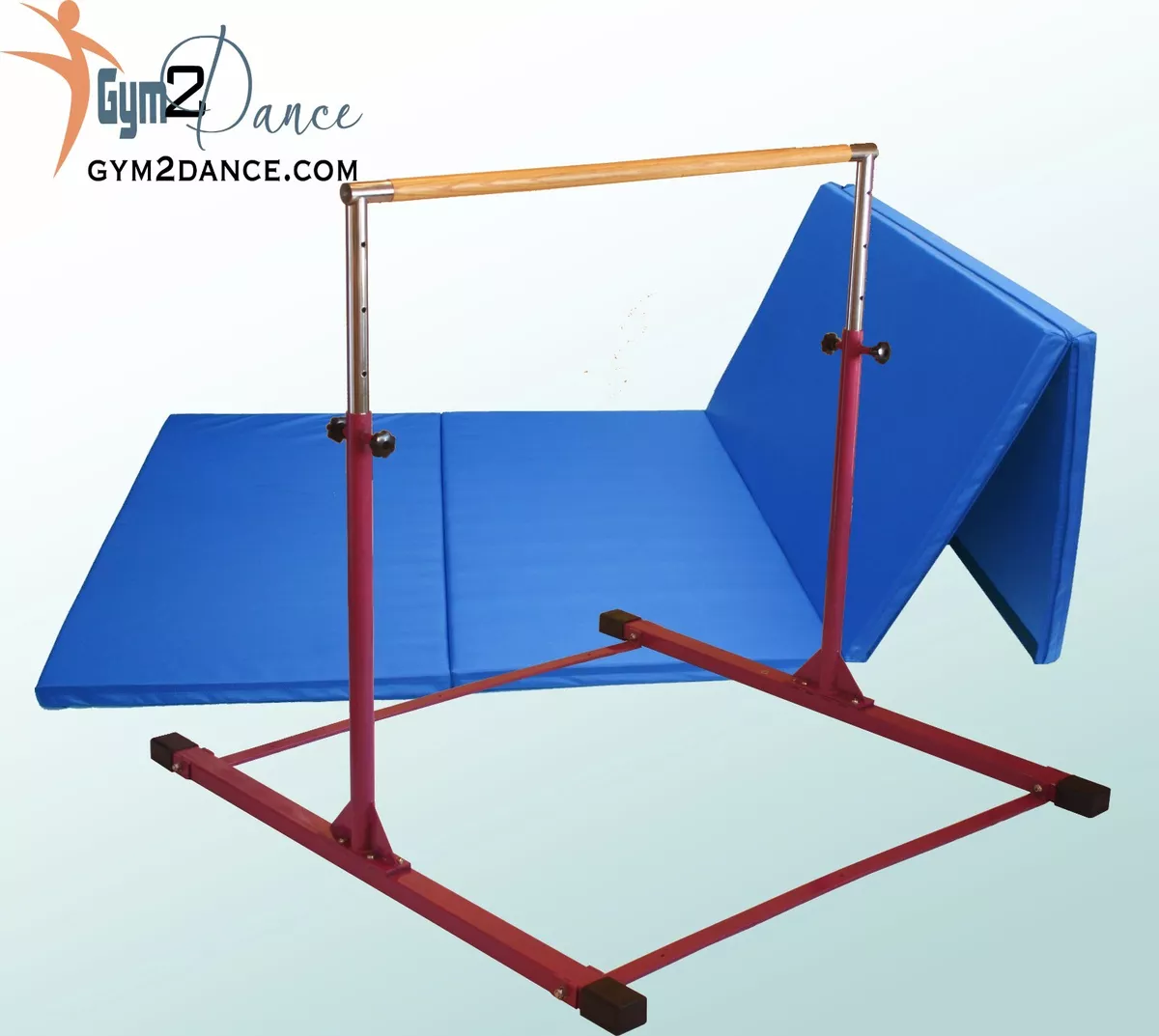 Gymnastics bars and cheap mats for sale