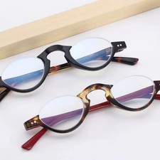 Spring Hinges Readers 1.0   3.5 Casual Half Moon Vintage Reading Glasses