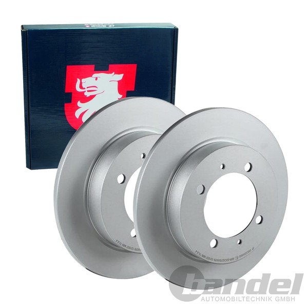 2X JP Group Bremsscheiben Ø260Mm Voll Hinten Passend FüR Mitsubishi Carisma-image