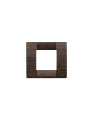 Vimar Classic Plate 1-2 Modules Wenge Wood 17092.56