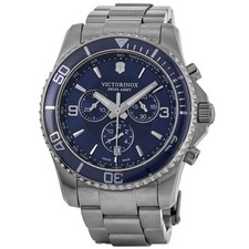 Victorinox Swiss Army Maverick Chronograph Blue Dial Men's Watch 241689-PO