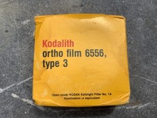 Kodak Kodalith Ortho Film 6556 Type 3 100' Perforated Both Edges 10 Spool 1986