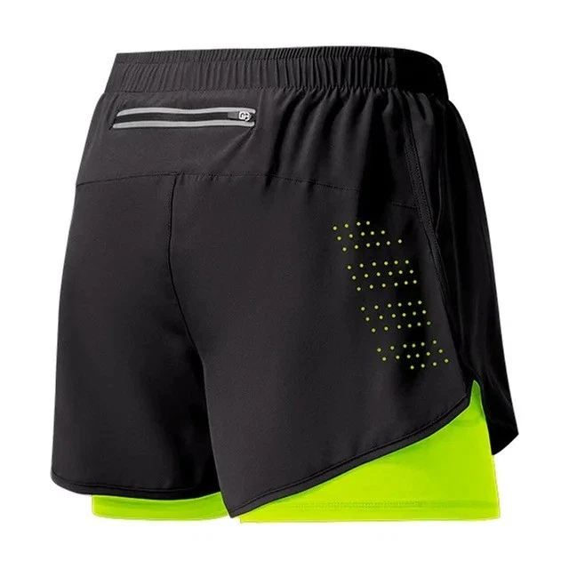 New Men Running Shorts Gym Sports Shorts 2 in 1 Quick Dry Workout Training Gym
Opens in a new window