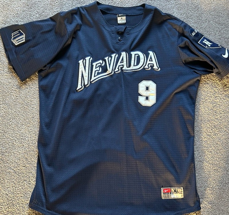 Nevada Wolf Pack Game Worn Baseball Jersey By Nike, Size XL