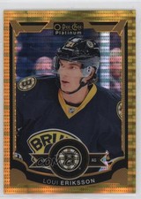 2015-16 O-Pee-Chee Platinum Seismic Gold 7/50 Loui Eriksson #6 4tn