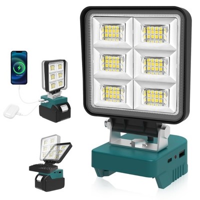 Portable LED Light Suitable with Multiple Power Sources for Emergency Use