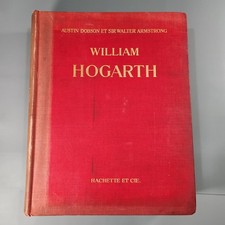 Antique 1904 William Hogarth Austin Dobson Folio Art Book Hachette Paris Photo