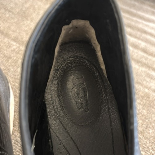 UGG Men's Black Leather Chukka Classic Boots Size 9 - Picture 9 of 14