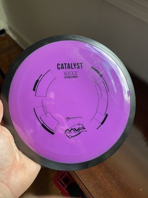 MVP Disc Sports Neutron Catalyst Purple Distance Driver Golf Disc