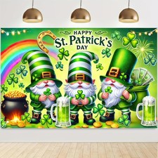 Happy St. Patrick's Day Banner 71x43 Inch Seasonal Shooting Background Banner Ir