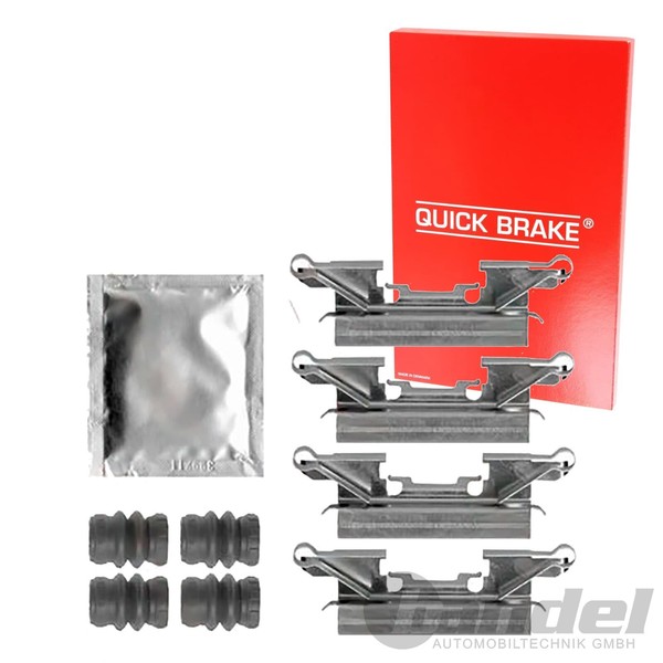 Quick Brake MONTAGE-SATZ BremsbelÄGe ZubehÖR Vorne Passend FüR Nissan Evalia NV2-image