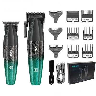 Hair Trimmer Professional Clipper Cordless Barber 9000 RPM Rechargeable Hair Cut