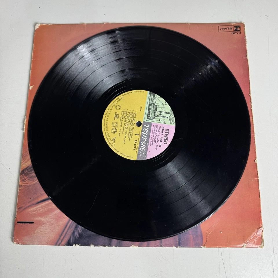 Nancy & Lee Vinyl LP Reprise Records Nancy Sinatra & Lee Hazlewood 6273 - Image 4 of 4