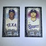 2025 Topps Allen & Ginter #323 Adrian Beltré #145 Degrom Mini Black Border 